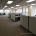 Teknion Grey System Furniture Cubicle Workstation, White Surface